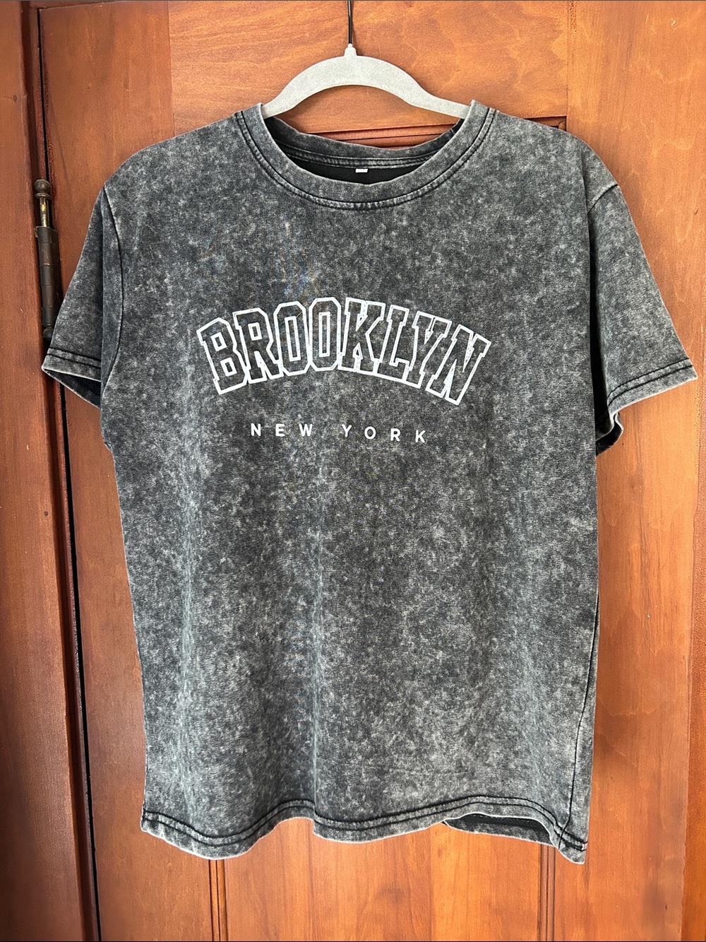 Brooklyn Graphic Tee - Black Mineral Wash